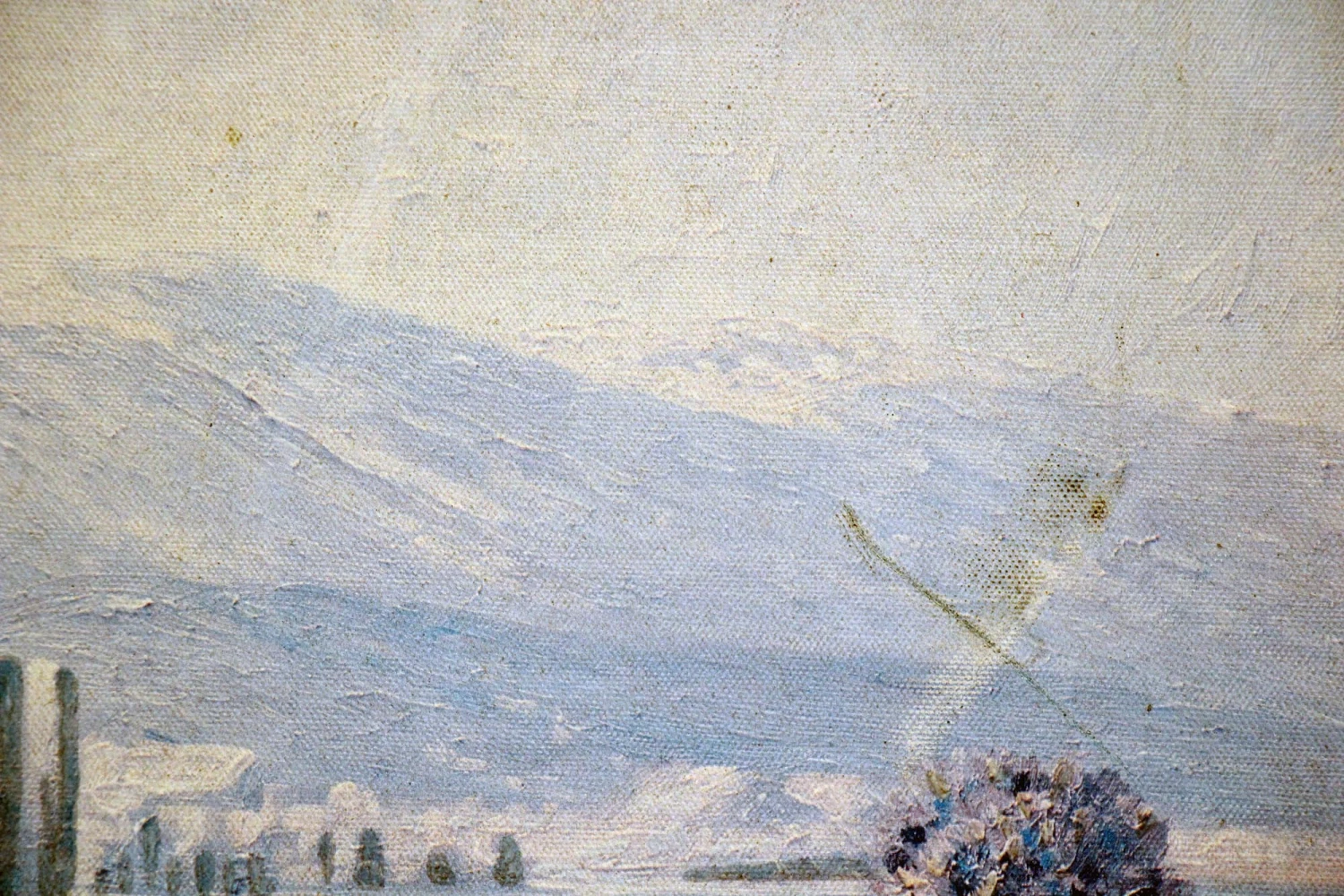 Vintage Framed Pastel Scenic Painting 27.75 X 19 8 Vintage Framed Pastel Scenic Painting 27.75 X 19 - Image 6