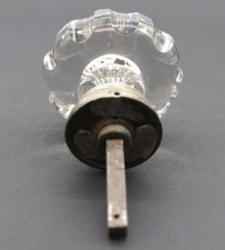Antique Metal Bullet Clear Glass 2.5 In. Entry Door Knob 11 Antique Metal Bullet Clear Glass 2.5 In. Entry Door Knob -OGT Sale Store l202308 05