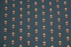 Vintage Medium Tone Wood Blue Upholstered Arm Chair 13 Vintage Medium Tone Wood Blue Upholstered Arm Chair -OGT Sale Store l203276 05