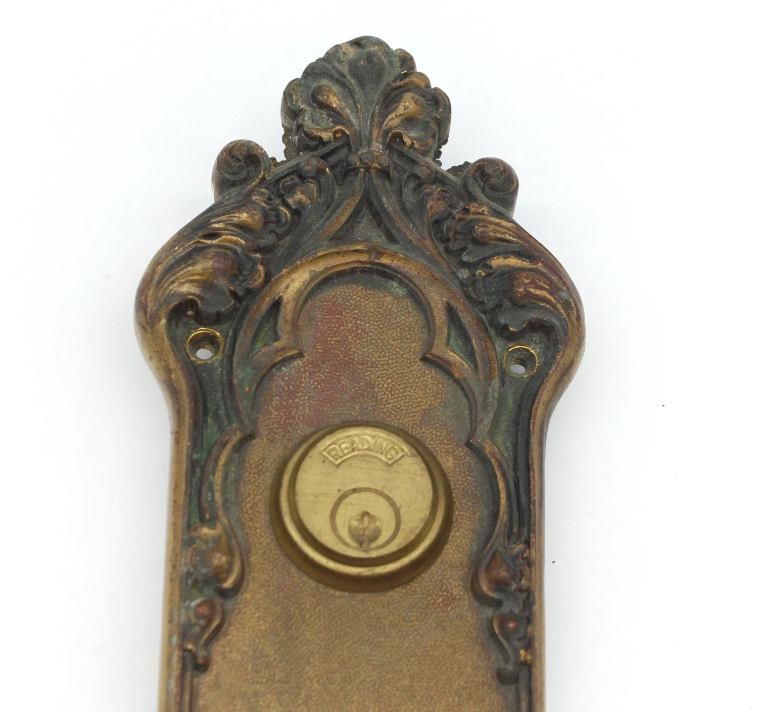 Pair Of Gothic 24 In. Cast Brass Reading Entry Door Pulls 6 Pair Of Gothic 24 In. Cast Brass Reading Entry Door Pulls - Image 4