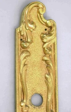 Art Nouveau Brass Door Lever Knob Set 12 Art Nouveau Brass Door Lever Knob Set -OGT Sale Store l203316 05