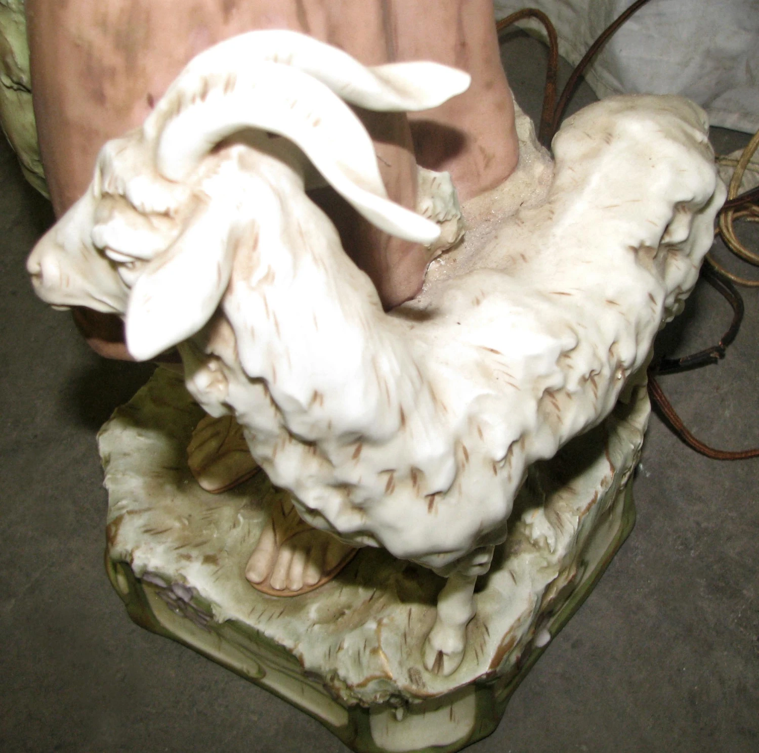 Vintage Shepherd Statue Table Lamp 7 Vintage Shepherd Statue Table Lamp - Image 5