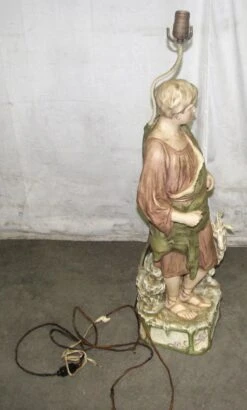 Vintage Shepherd Statue Table Lamp 21 Vintage Shepherd Statue Table Lamp -OGT Sale Store l203653 07