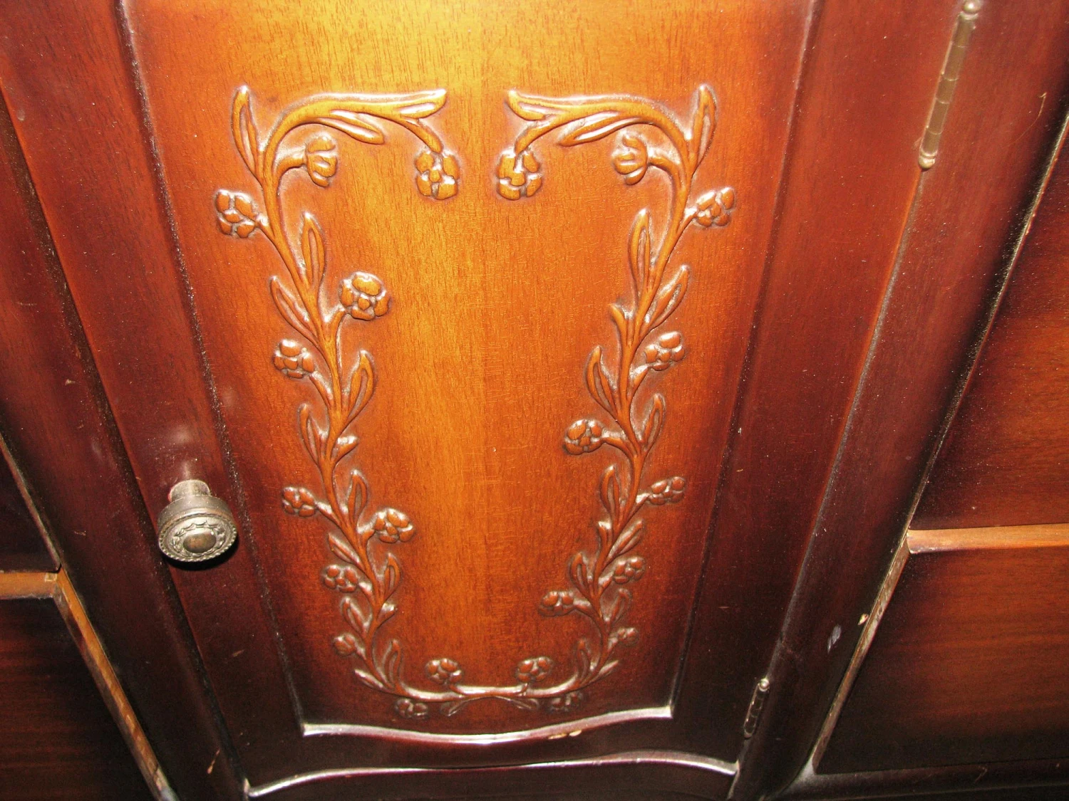 Vintage 6 Ft. Traditional Wooden Dresser With Original Finish 7 Vintage 6 Ft. Traditional Wooden Dresser With Original Finish - Image 5