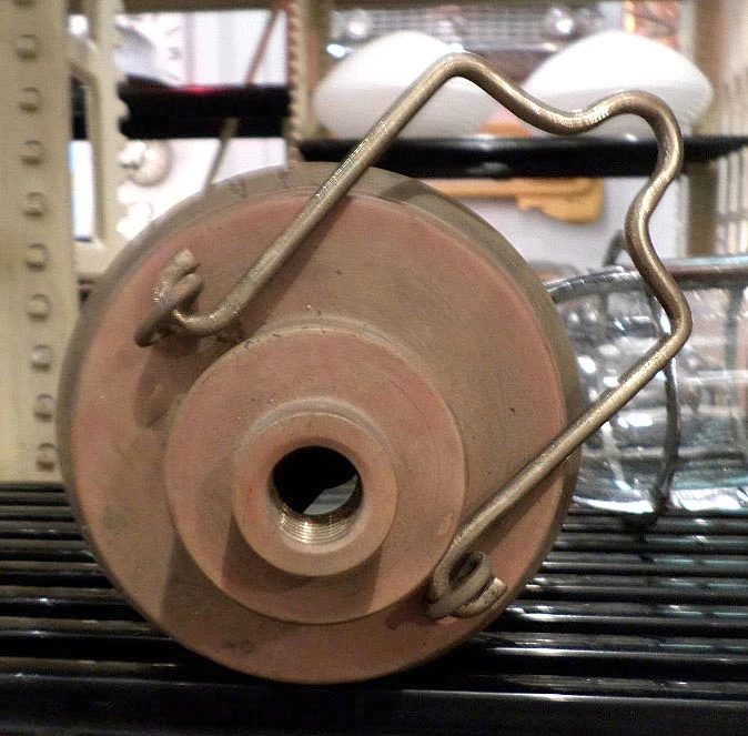 Industrial Glass Shade Hanging Bronze Lantern 6 Industrial Glass Shade Hanging Bronze Lantern - Image 4