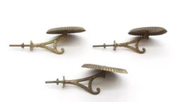 Antique Victorian Brass Hall Tree Hook With Hat Rest -OGT Sale Store l204042 06