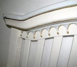 Vintage Arched White Queen Headboard Set 22 Vintage Arched White Queen Headboard Set -OGT Sale Store l205379 06