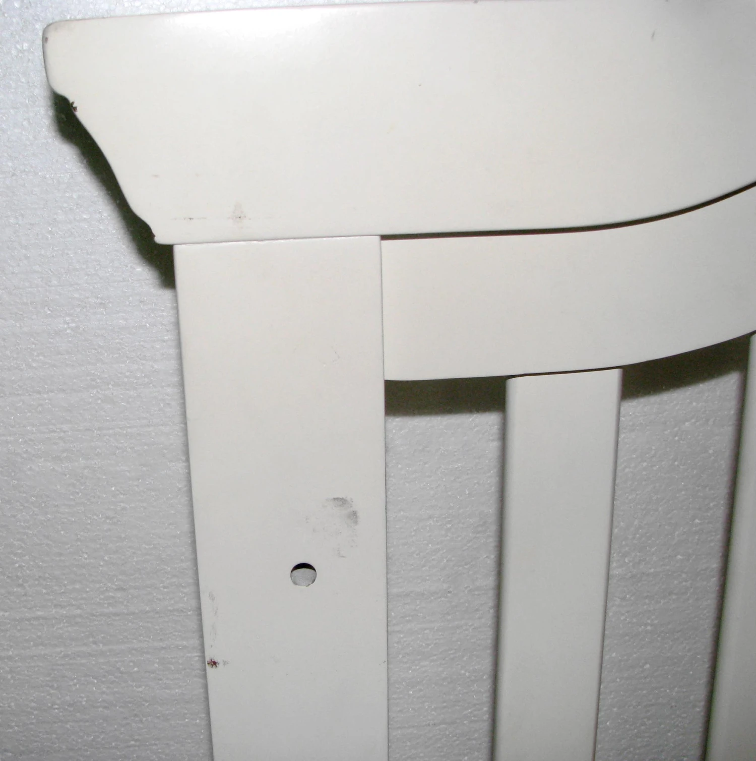 Vintage Arched White Queen Headboard Set 13 Vintage Arched White Queen Headboard Set - Image 11