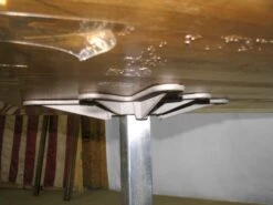 Maple Butcher Block Top Table With Modern Steel Legs 21 Maple Butcher Block Top Table With Modern Steel Legs -OGT Sale Store l205438 05