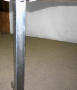 Maple Butcher Block Top Table With Modern Steel Legs 23 Maple Butcher Block Top Table With Modern Steel Legs -OGT Sale Store l205438 07