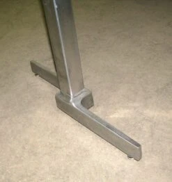 Maple Butcher Block Top Table With Modern Steel Legs 28 Maple Butcher Block Top Table With Modern Steel Legs -OGT Sale Store l205438 12