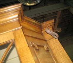 Antique Carved Solid Maple China Closet 22 Antique Carved Solid Maple China Closet -OGT Sale Store l205492 05