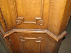Antique Carved Solid Maple China Closet 23 Antique Carved Solid Maple China Closet -OGT Sale Store l205492 06