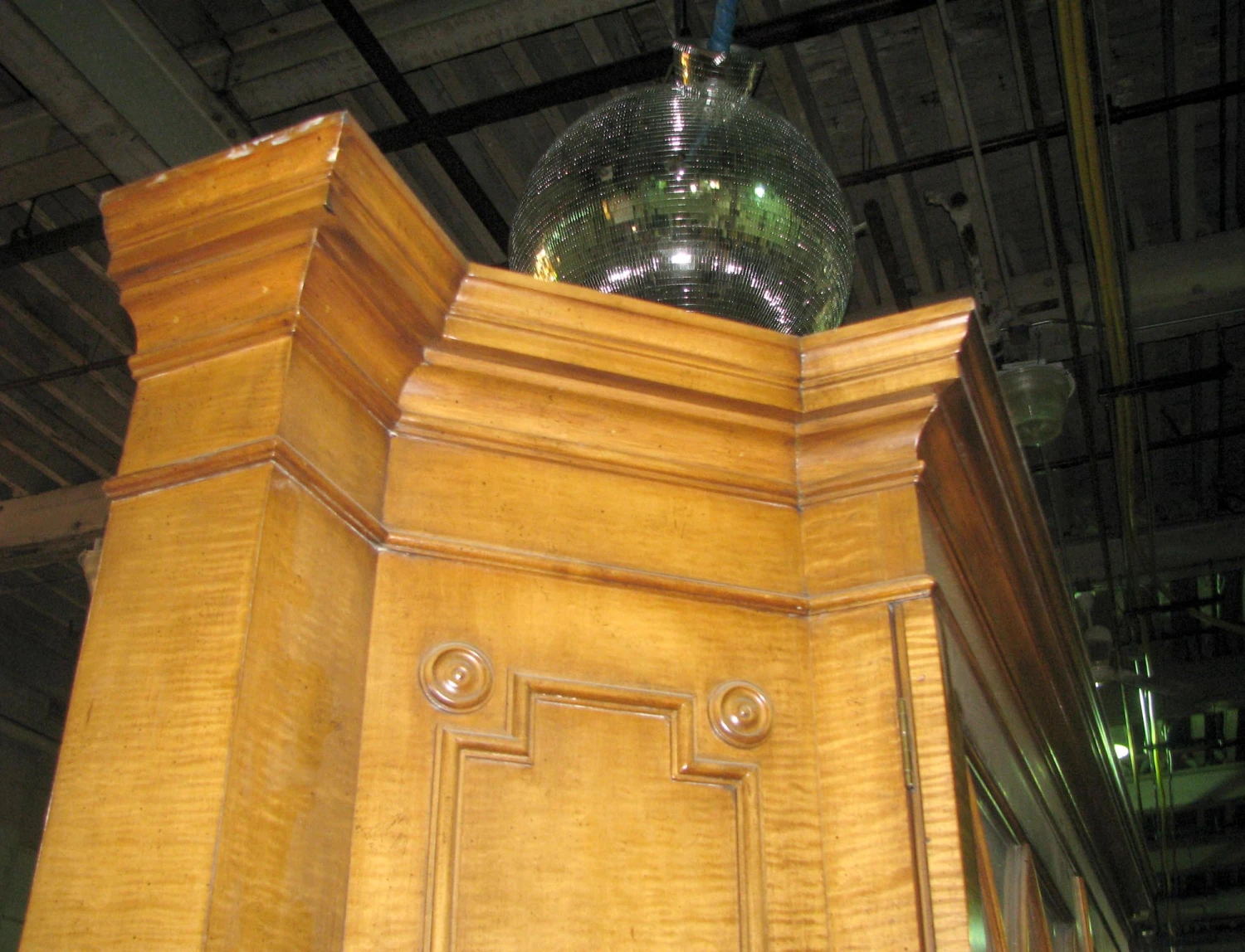 Antique Carved Solid Maple China Closet 12 Antique Carved Solid Maple China Closet - Image 10