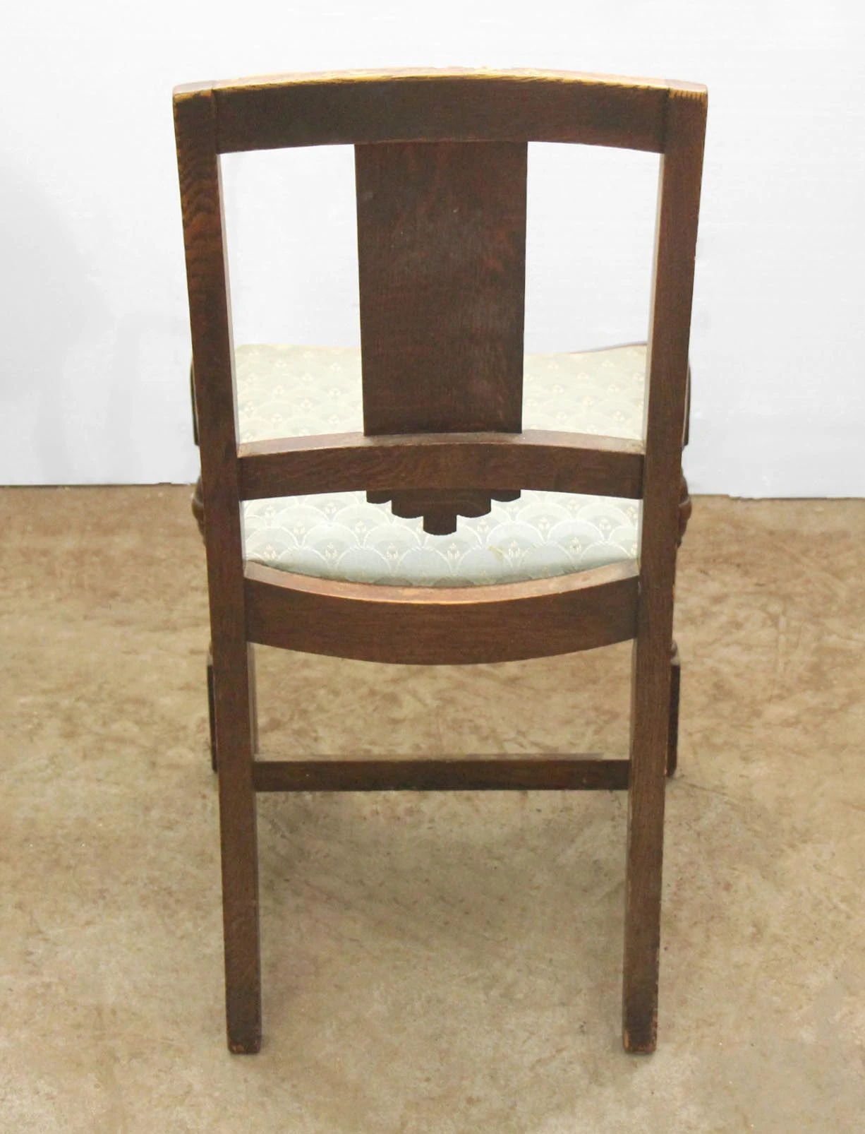 Antique Depression Era Oak Wooden Chair 9 Antique Depression Era Oak Wooden Chair - Image 7
