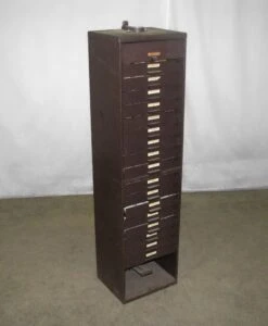 Industrial Metal Tall Narrow Cabinet With Multiple Drawers 17 Industrial Metal Tall Narrow Cabinet With Multiple Drawers -OGT Sale Store l206782 08