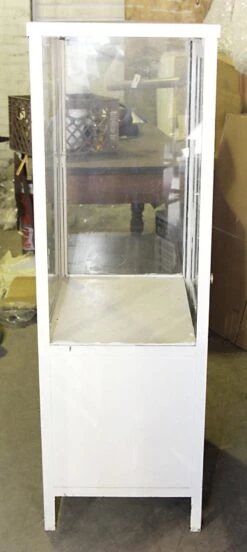 Antique White Medical Cabinet Showcase 12 Antique White Medical Cabinet Showcase -OGT Sale Store l207512 05
