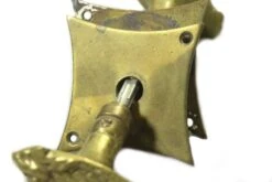 Antique French Brass Oval Passage Door Knob Set 11 Antique French Brass Oval Passage Door Knob Set -OGT Sale Store l207530 05