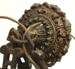 Arts & Crafts 5 Arm Cast Bronze Chandelier -OGT Sale Store l207705 06