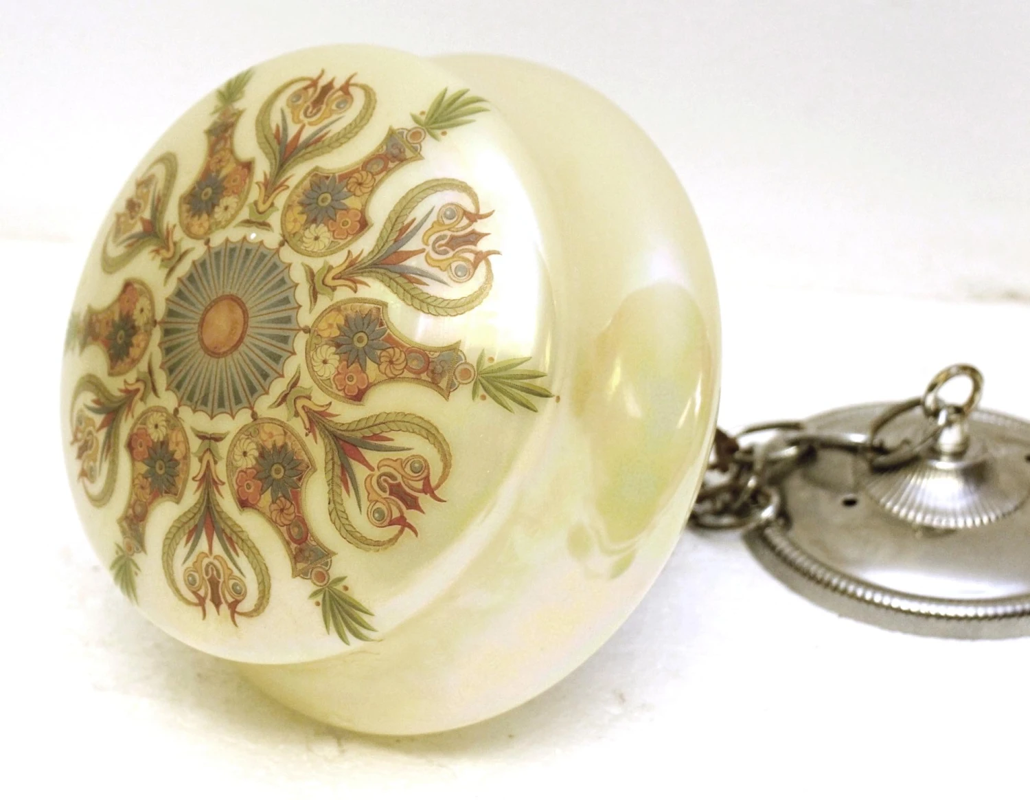 Hand Painted Globe With Iridescent Finish 8 Hand Painted Globe With Iridescent Finish - Image 6