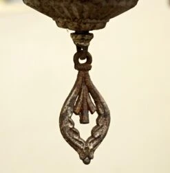 Antique 5 Light Cast Iron Art Deco Chandelier -OGT Sale Store l207720 07