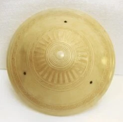 Mid Century Tan Saucer Up Pendant Light 14 Mid Century Tan Saucer Up Pendant Light -OGT Sale Store l207772 05