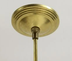 1910s Fluted 11.75 In. Milk Glass Pendant Light 23 1910s Fluted 11.75 In. Milk Glass Pendant Light -OGT Sale Store l207832 11