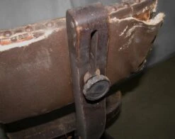 Antique Dark Tone Oak Rolling Office Chair 23 Antique Dark Tone Oak Rolling Office Chair -OGT Sale Store l207952 10