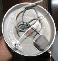 Art Deco School House Light With Original Aluminum Pole Fitter -OGT Sale Store l208028 06