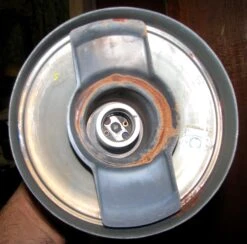 Art Deco School House Light With Original Aluminum Pole Fitter -OGT Sale Store l208028 07