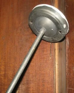 Art Deco School House Light With Original Aluminum Pole Fitter -OGT Sale Store l208028 11