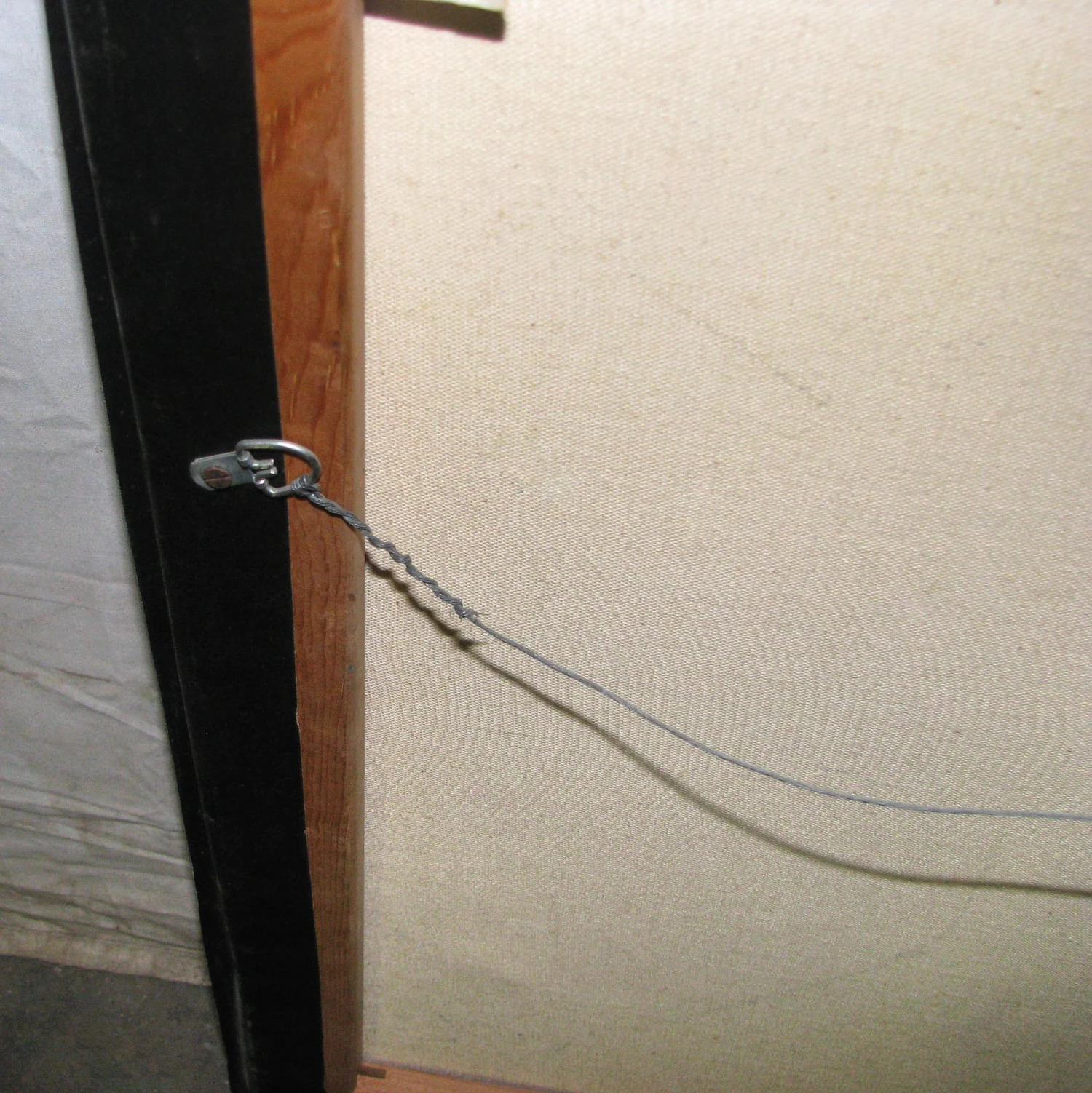 Vintage Gold Frame Spider On Web Painting 8 Vintage Gold Frame Spider On Web Painting - Image 6