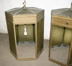 Vintage Traditional Amber Glass Ceiling Lantern 16 Vintage Traditional Amber Glass Ceiling Lantern -OGT Sale Store l208060 04