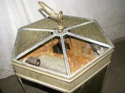 Vintage Traditional Amber Glass Ceiling Lantern 20 Vintage Traditional Amber Glass Ceiling Lantern -OGT Sale Store l208060 08