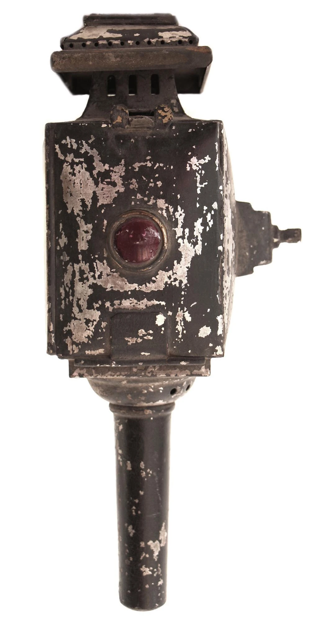 Original Glass & Ruby Jewels Carriage Lantern 7 Original Glass & Ruby Jewels Carriage Lantern - Image 5