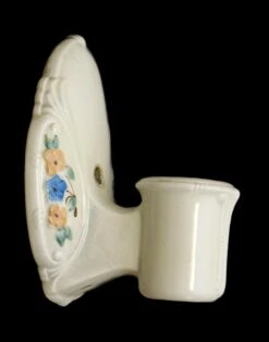 Pair Of Vintage White Floral Porcelain Wall Sconces 14 Pair Of Vintage White Floral Porcelain Wall Sconces -OGT Sale Store l210259 06