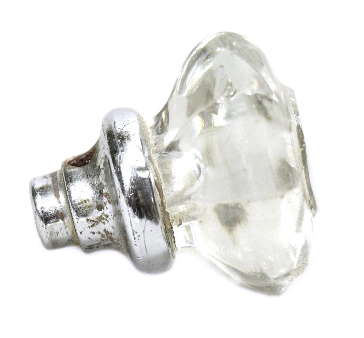 Antique Mercury Dot Glass 2.125 In. Drawer Cabinet Knob 6 Antique Mercury Dot Glass 2.125 In. Drawer Cabinet Knob - Image 4