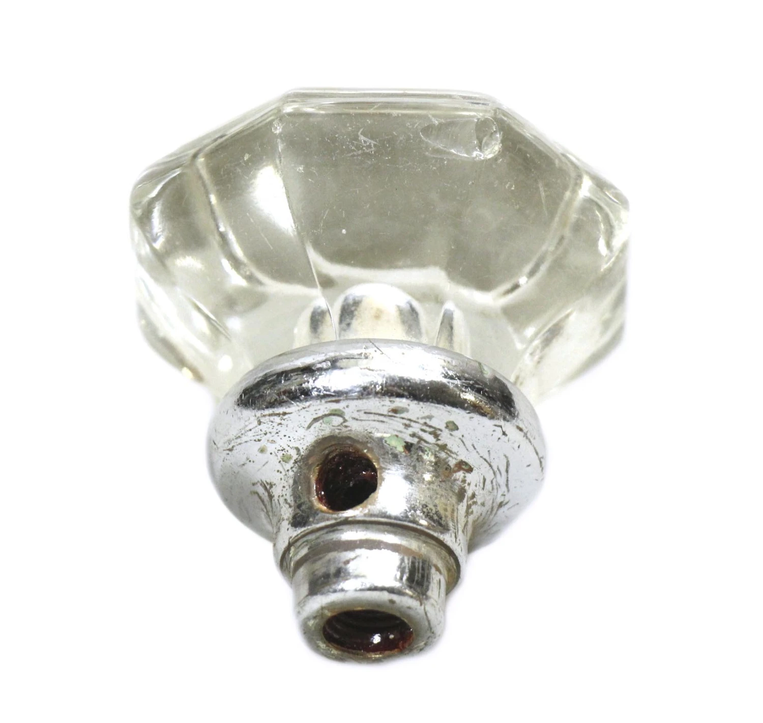 Antique Mercury Dot Glass 2.125 In. Drawer Cabinet Knob 7 Antique Mercury Dot Glass 2.125 In. Drawer Cabinet Knob - Image 5