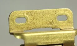 Pair Of 2.25 In. Partial Wrap Cabinet Brushed Brass Hinges 9 Pair Of 2.25 In. Partial Wrap Cabinet Brushed Brass Hinges -OGT Sale Store l211587 04