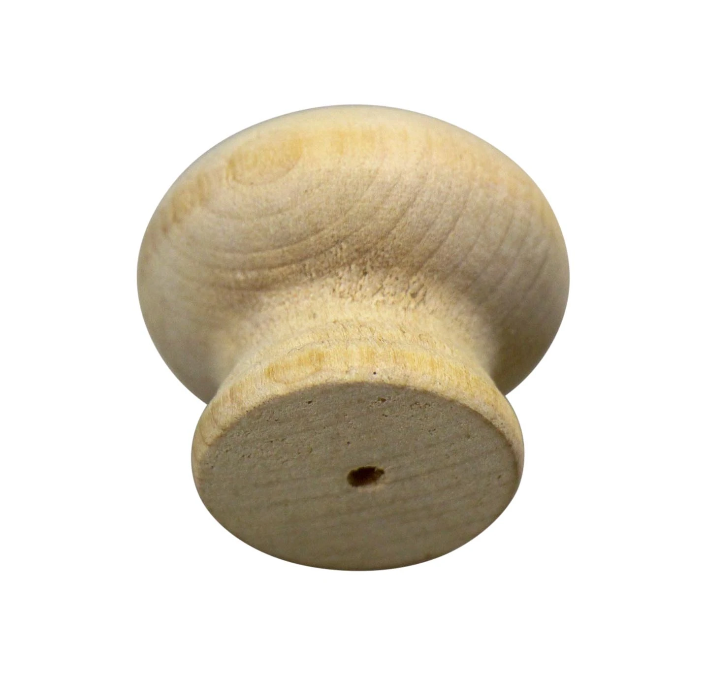 Set Of 10 Unfinished 1.125 In. Round Wooden Drawer Cabinet Knobs 6 Set Of 10 Unfinished 1.125 In. Round Wooden Drawer Cabinet Knobs - Image 4