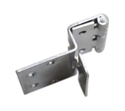 Pair Of Nickel Plated Brass Partial Wrap Cabinet Hinges -OGT Sale Store l211606 04