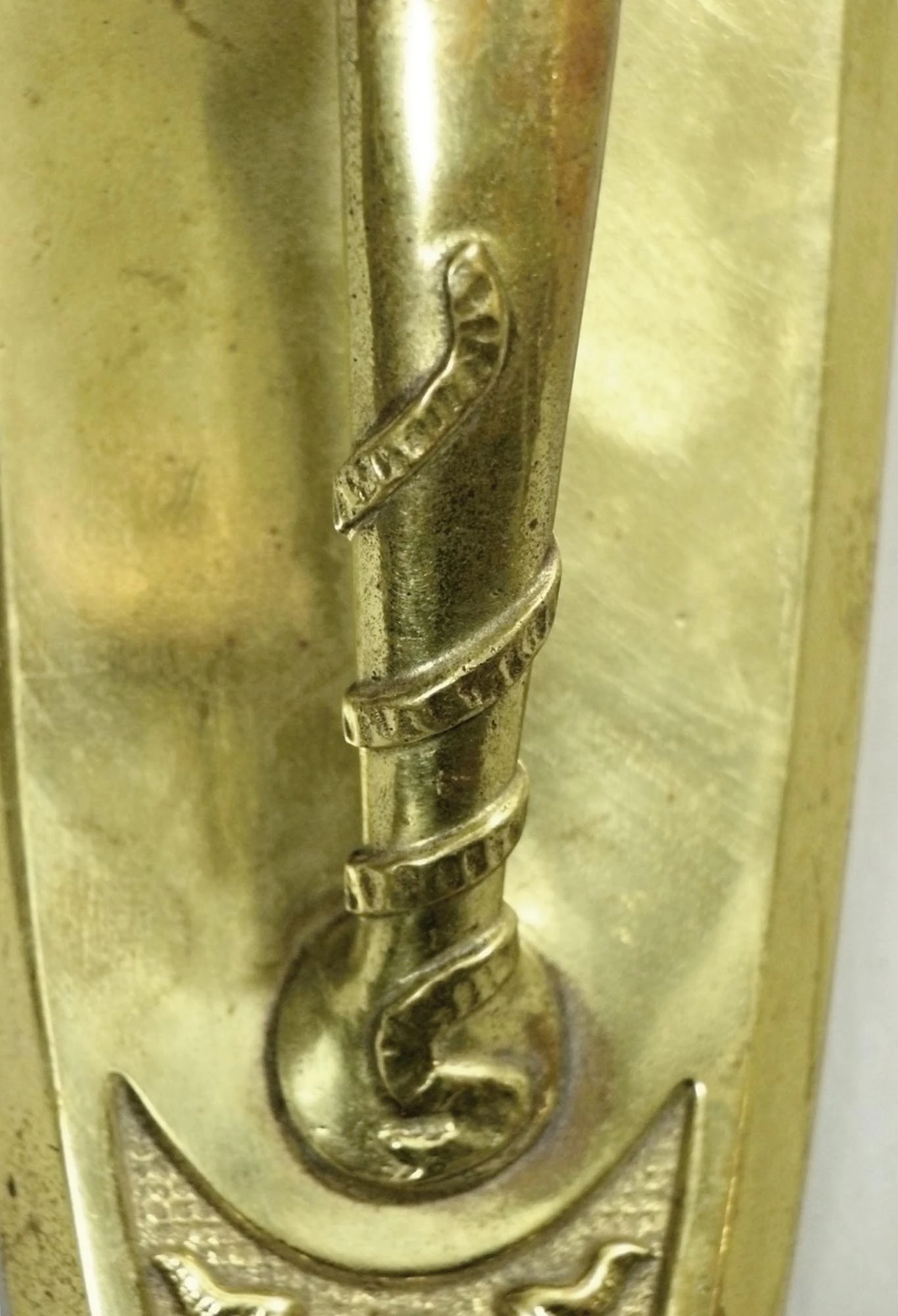 Vintage Traditional 20 In. Brass Door Pull 6 Vintage Traditional 20 In. Brass Door Pull - Image 4