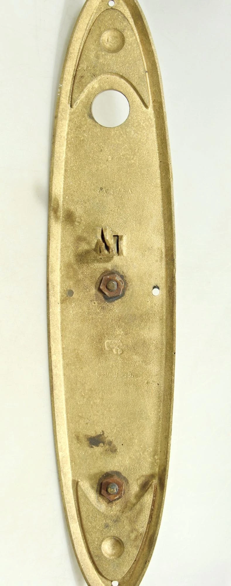 Vintage Traditional 20 In. Brass Door Pull 10 Vintage Traditional 20 In. Brass Door Pull - Image 8