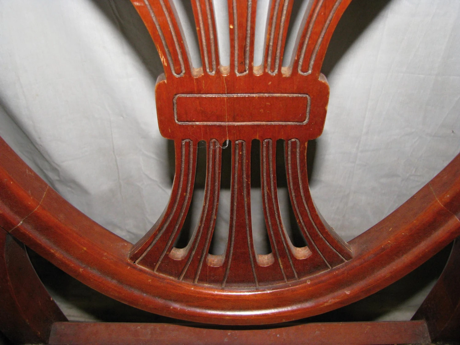 Set Of Four Classic Upholstered Walnut Arm Chairs 9 Set Of Four Classic Upholstered Walnut Arm Chairs - Image 7