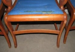 Set Of 3 Classic Maple Dining Chairs 15 Set Of 3 Classic Maple Dining Chairs -OGT Sale Store l211780 05