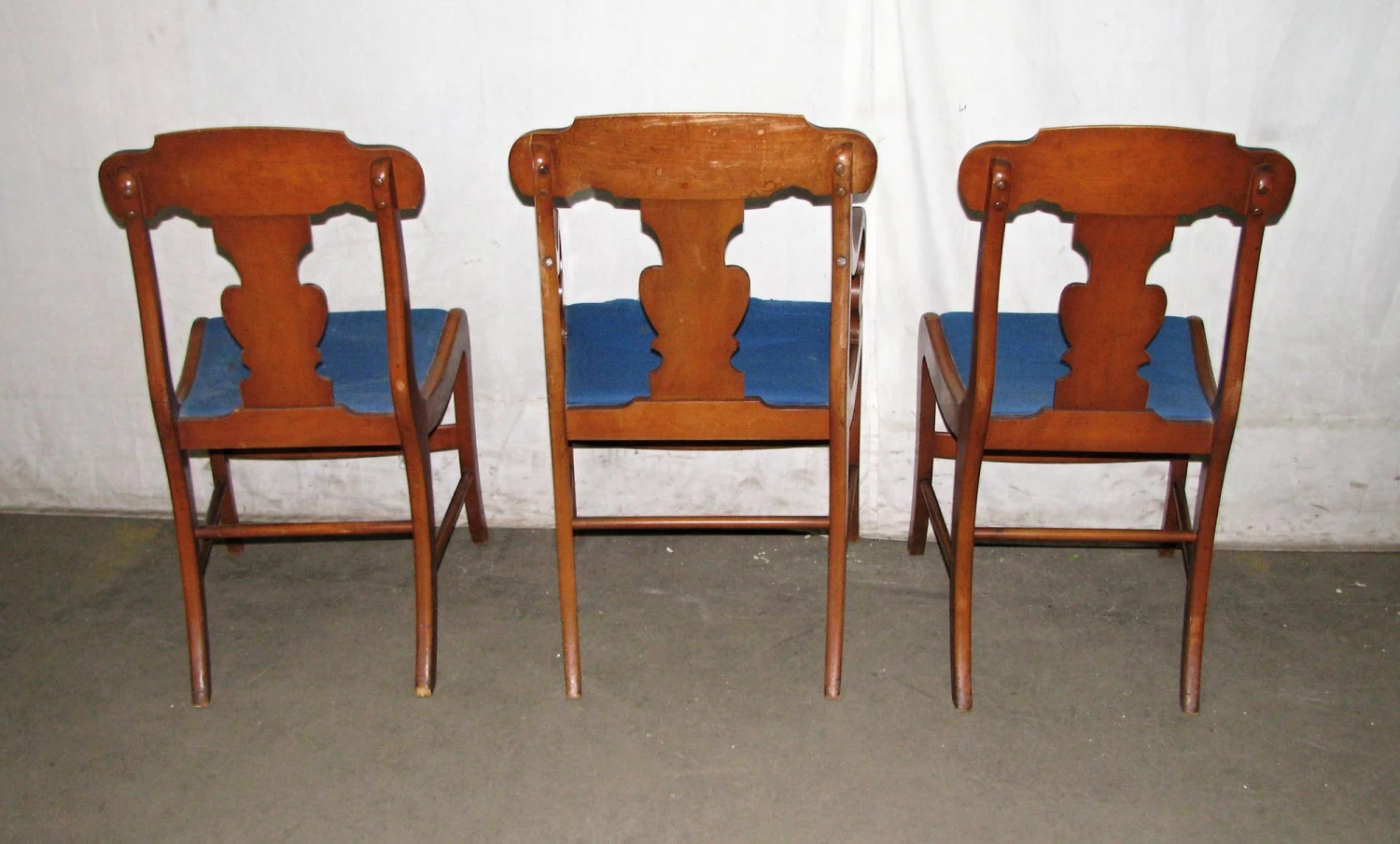Set Of 3 Classic Maple Dining Chairs 10 Set Of 3 Classic Maple Dining Chairs - Image 8
