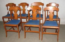 Set Of 3 Classic Maple Dining Chairs 19 Set Of 3 Classic Maple Dining Chairs -OGT Sale Store l211780 09
