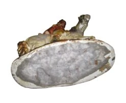 Vintage Indian Riding Horse Ceramic Statue -OGT Sale Store l211815 06