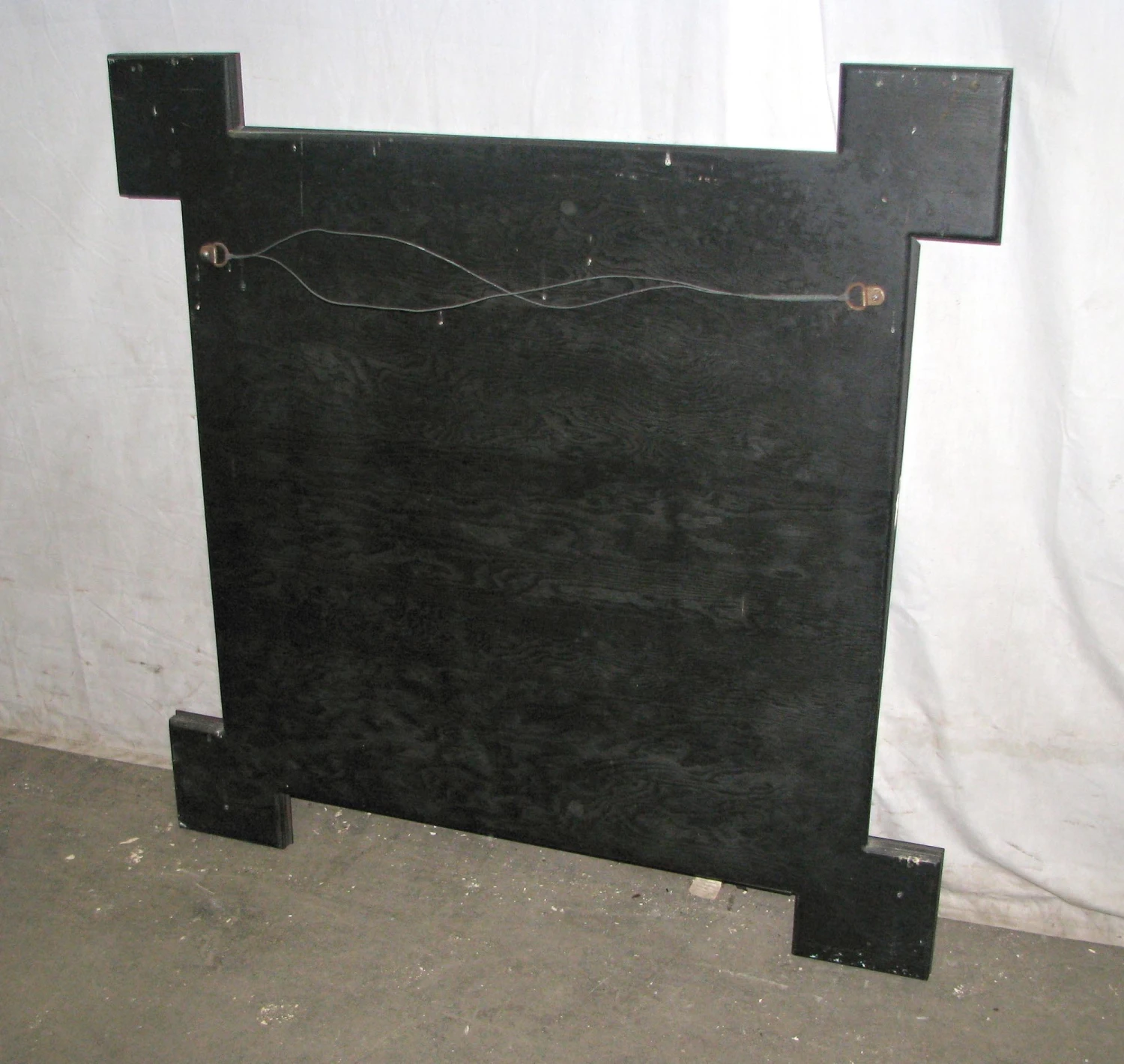 Vintage 1970s 36 In. Square Wall Mirror 7 Vintage 1970s 36 In. Square Wall Mirror - Image 5