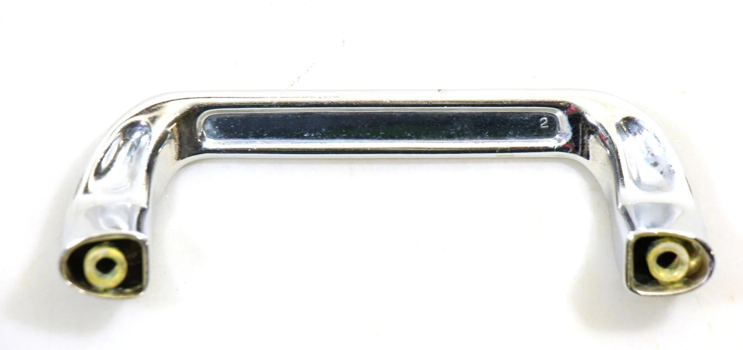 Mid Century Large Chrome 5.875 In. Bridge Drawer Pull Handle 6 Mid Century Large Chrome 5.875 In. Bridge Drawer Pull Handle - Image 4